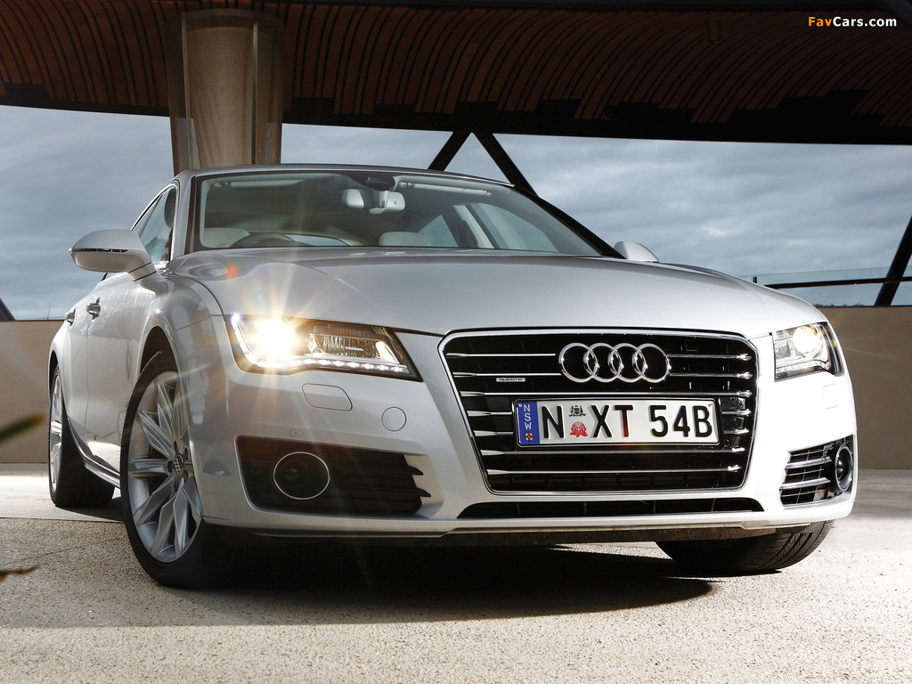 Audi A7 Sportback 3.0 TDI quattro AU-spec 2010 images (1024 x 768)