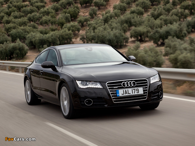 Audi A7 Sportback 3.0 TDI quattro UK-spec 2010 images (640 x 480)