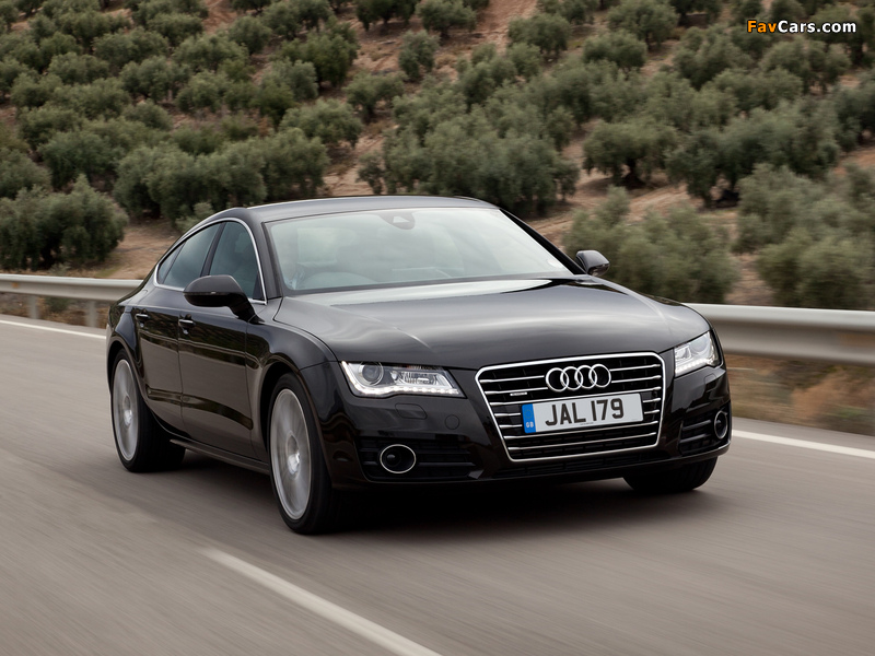 Audi A7 Sportback 3.0 TDI quattro UK-spec 2010 images (800 x 600)