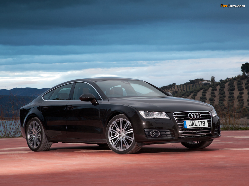 Audi A7 Sportback 3.0 TDI quattro UK-spec 2010 images (1024 x 768)