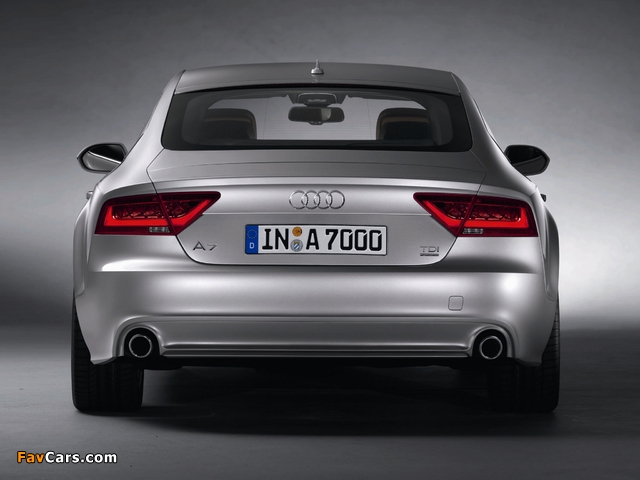 Audi A7 Sportback 3.0 TDI quattro 2010 photos (640 x 480)