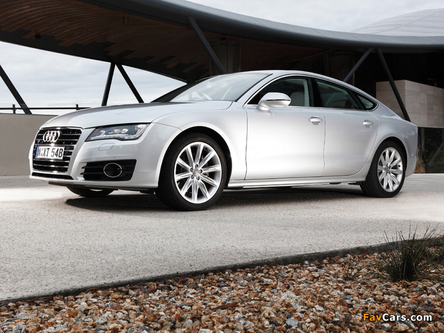 Audi A7 Sportback 3.0 TDI quattro AU-spec 2010 pictures (640 x 480)