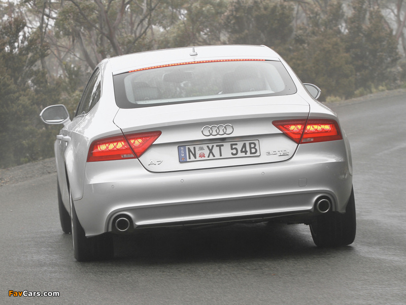 Audi A7 Sportback 3.0 TDI quattro AU-spec 2010 pictures (800 x 600)