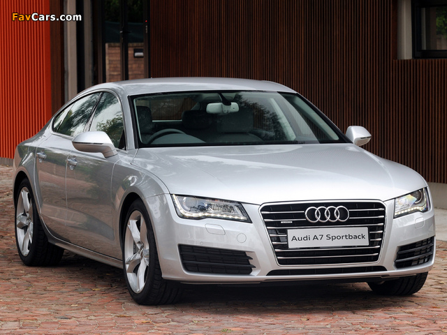 Audi A7 Sportback 3.0 TFSI quattro ZA-spec 2010 wallpapers (640 x 480)