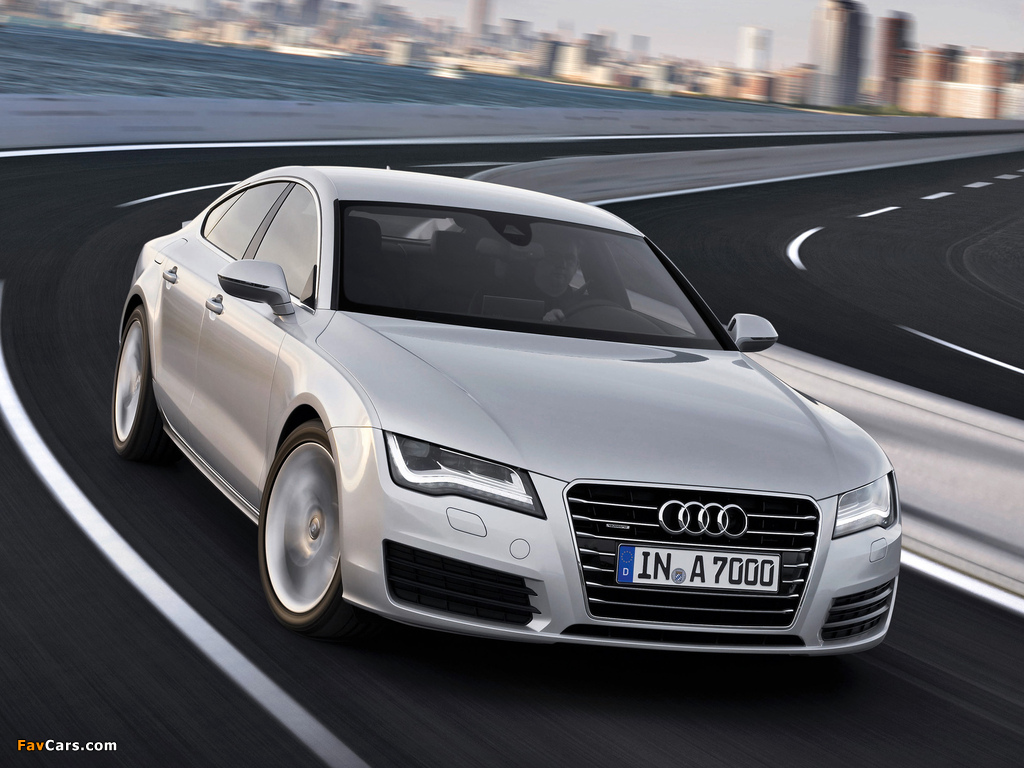 Audi A7 Sportback 3.0 TDI quattro 2010 wallpapers (1024 x 768)