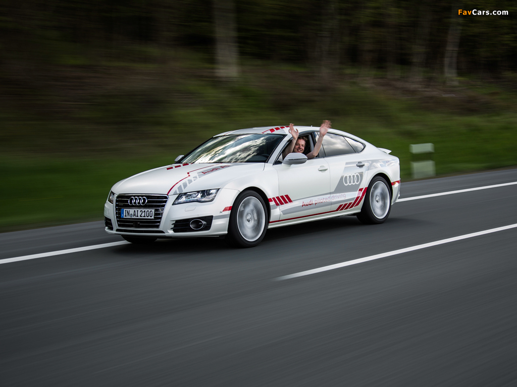 Audi A7 Sportback piloted driving concept 2016 photos (1024 x 768)