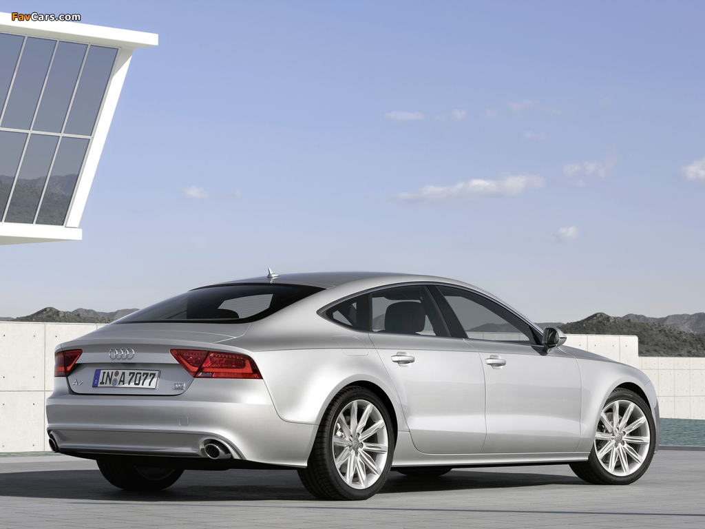 Images of Audi A7 Sportback 3.0 TDI quattro 2010 (1024 x 768)