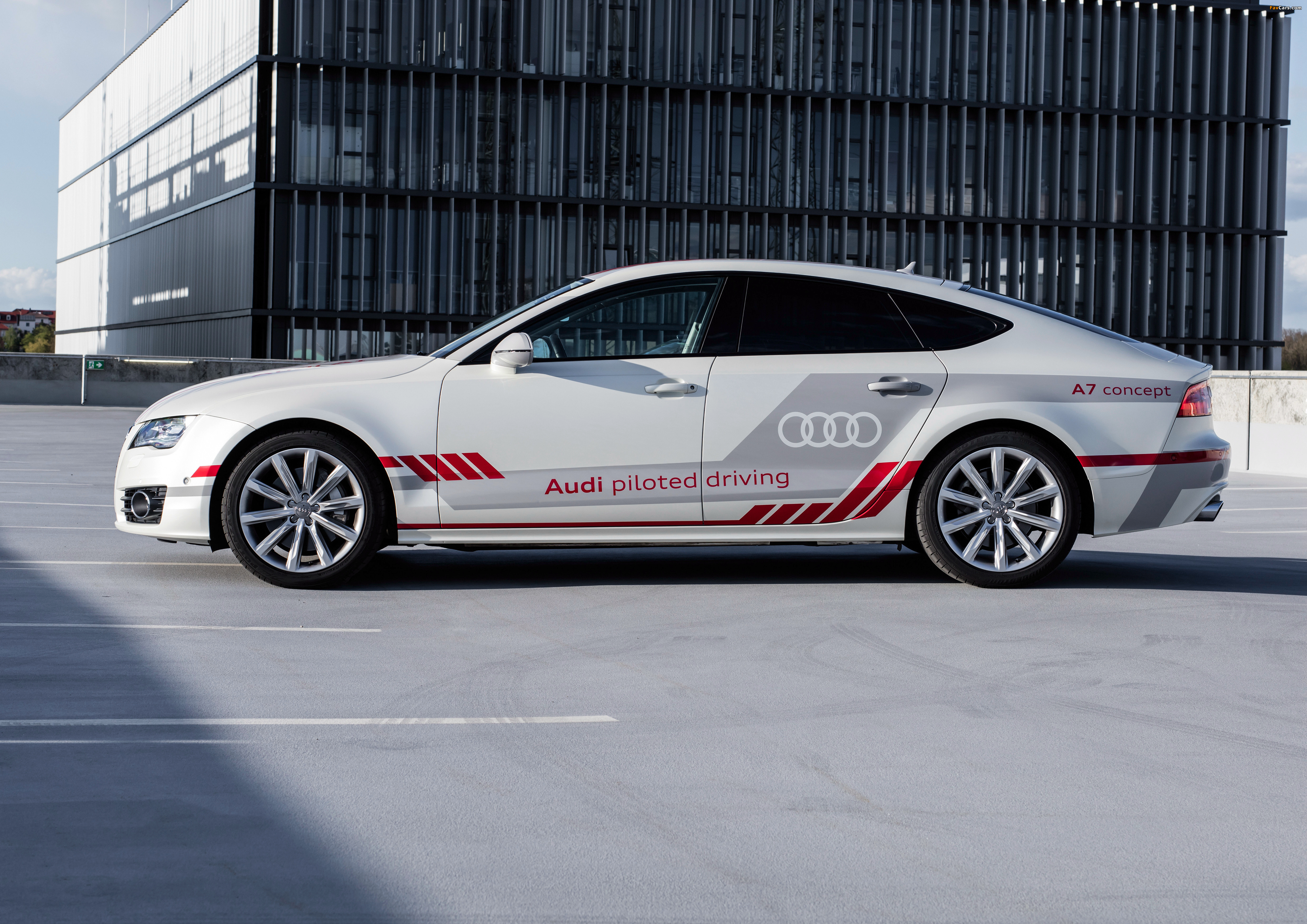 Photos of Audi A7 Sportback piloted driving concept 2016 (4096 x 2896)