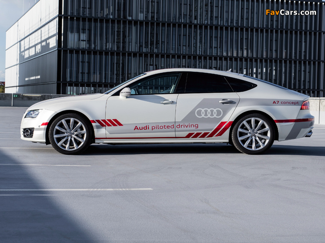 Photos of Audi A7 Sportback piloted driving concept 2016 (640 x 480)