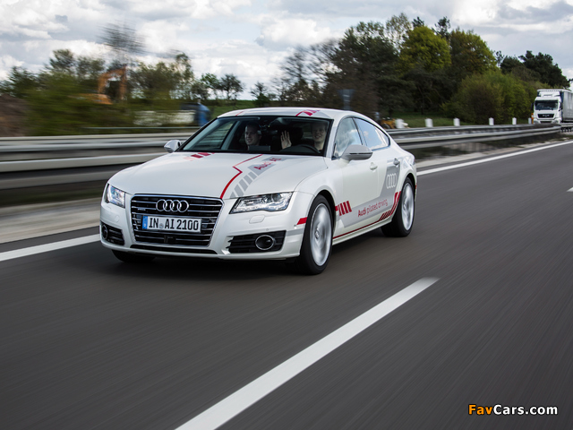 Photos of Audi A7 Sportback piloted driving concept 2016 (640 x 480)