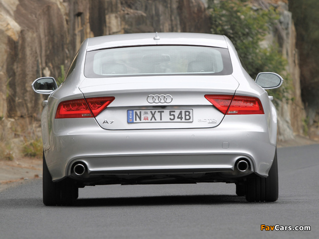 Pictures of Audi A7 Sportback 3.0 TDI quattro AU-spec 2010 (640 x 480)