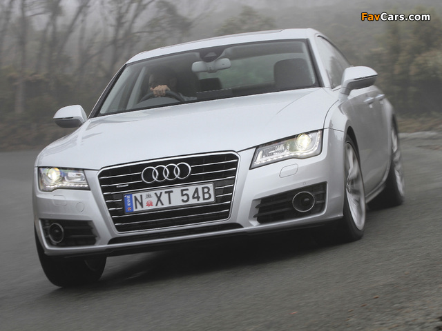 Audi A7 Sportback 3.0 TDI quattro AU-spec 2010 wallpapers (640 x 480)