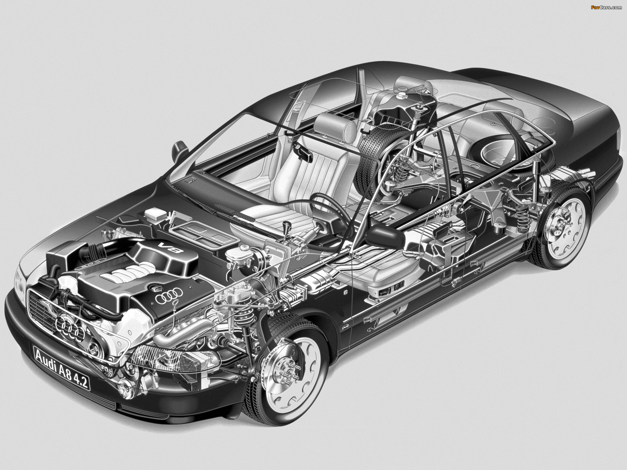 Audi A8 (D2) 1994–99 pictures (2048 x 1536)