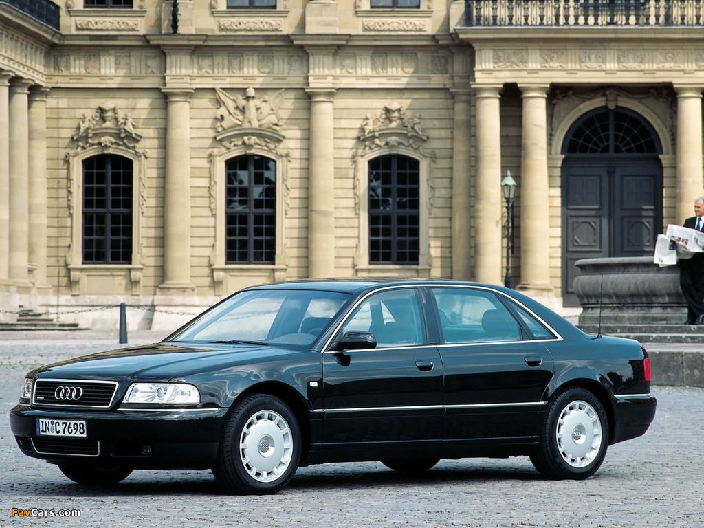 Audi A8L 4.2 quattro (D2) 1999–2002 photos (1024 x 768)