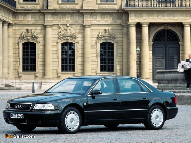 Audi A8L 4.2 quattro (D2) 1999–2002 photos (640 x 480)
