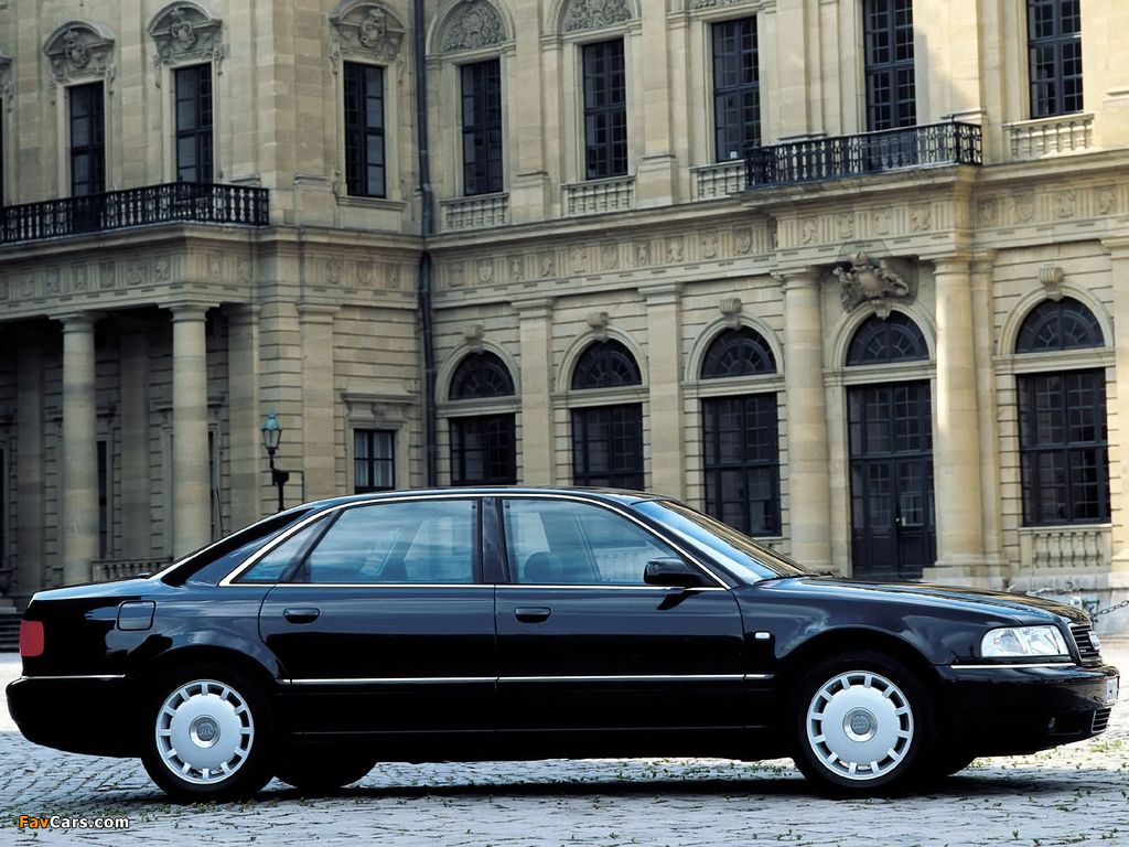 Audi A8L 4.2 quattro (D2) 1999–2002 pictures (1024 x 768)