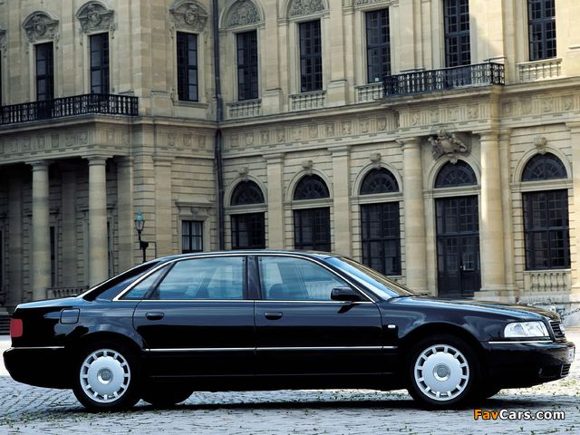 Audi A8L 4.2 quattro (D2) 1999–2002 pictures (640 x 480)