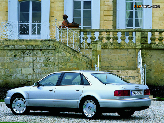 Audi A8L 6.0 quattro (D2) 2001–02 wallpapers (640 x 480)