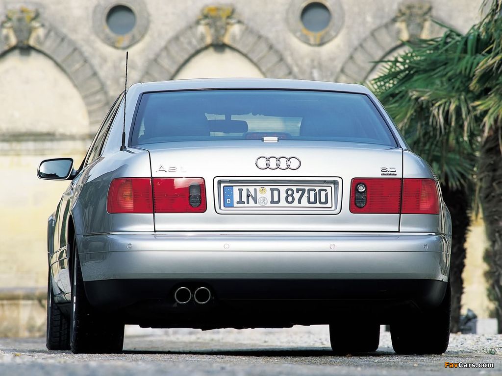Audi A8L 6.0 quattro (D2) 2001–02 wallpapers (1024 x 768)