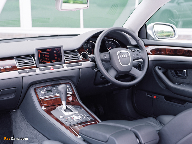 Audi A8 3.0 TDI quattro UK-spec (D3) 2003–05 images (800 x 600)