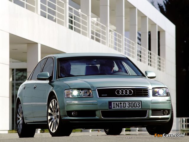 Audi A8 4.0 TDI quattro (D3) 2003–05 images (640 x 480)