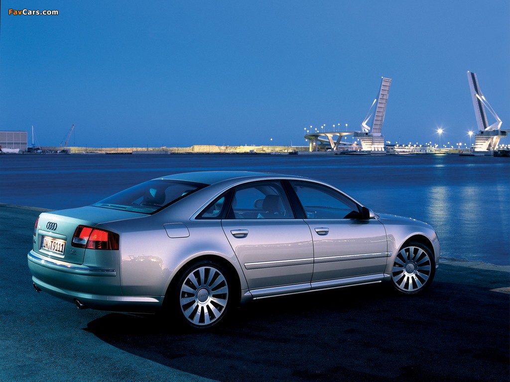 Audi A8 3.7 quattro (D3) 2003–05 images (1024 x 768)