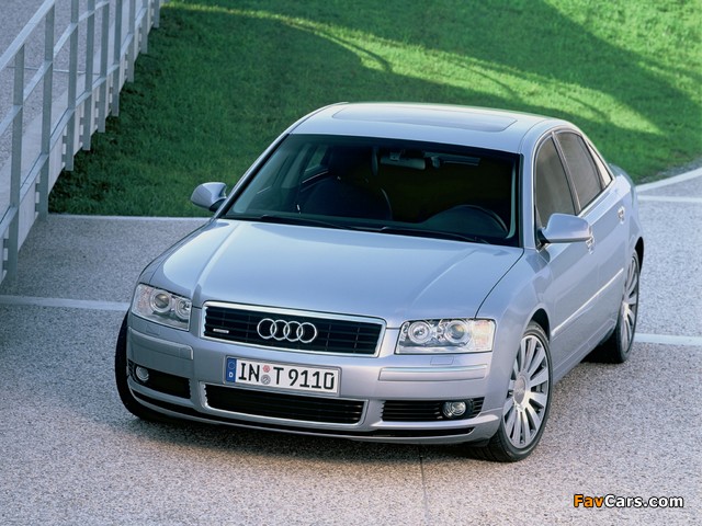 Audi A8 4.2 quattro (D3) 2003–05 images (640 x 480)
