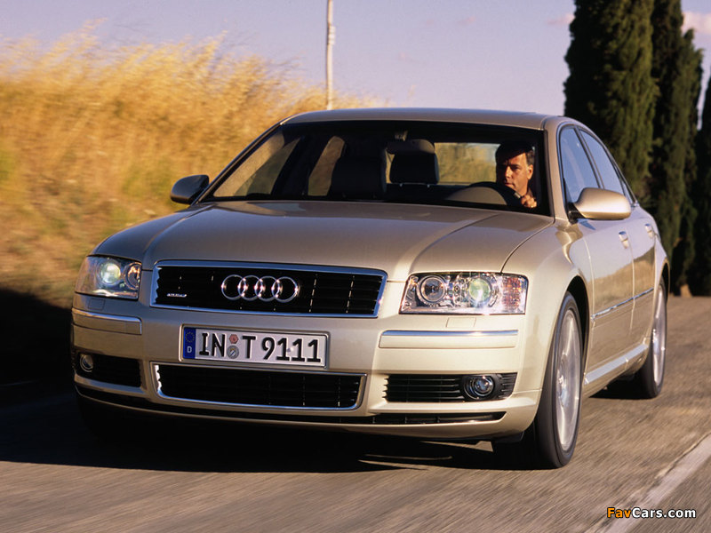 Audi A8 3.7 quattro (D3) 2003–05 photos (800 x 600)