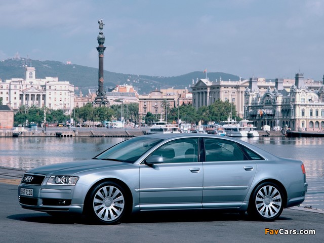 Audi A8 4.2 quattro (D3) 2003–05 photos (640 x 480)