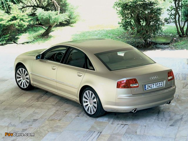 Audi A8 3.7 quattro (D3) 2003–05 photos (640 x 480)