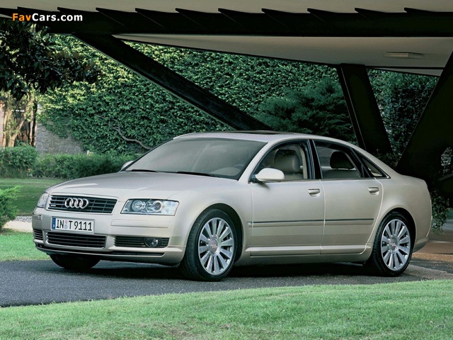 Audi A8 3.7 quattro (D3) 2003–05 photos (640 x 480)