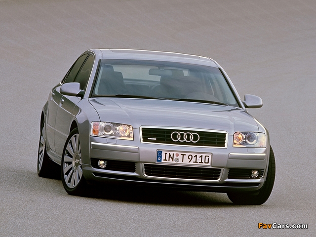 Audi A8 4.2 quattro (D3) 2003–05 pictures (640 x 480)