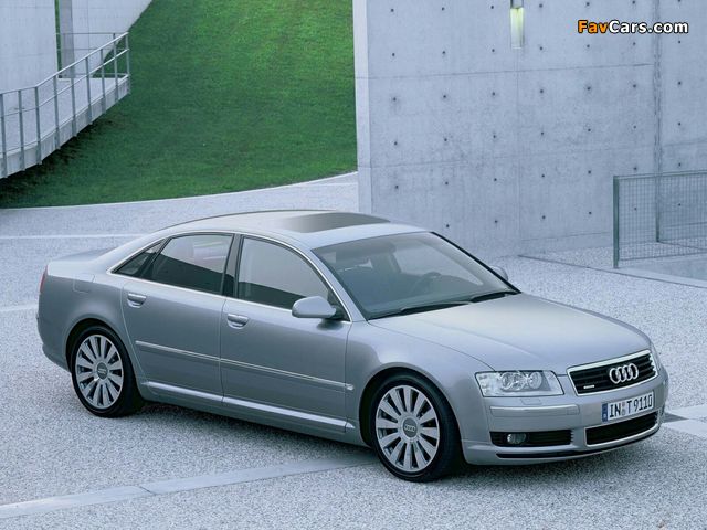 Audi A8 4.2 quattro (D3) 2003–05 pictures (640 x 480)