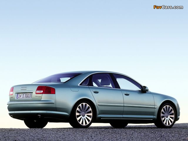 Audi A8 4.0 TDI quattro (D3) 2003–05 wallpapers (640 x 480)