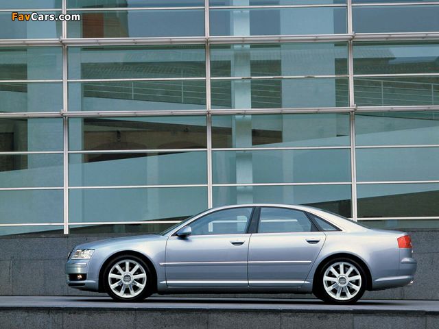 Audi A8 (D3) 2003–05 wallpapers (640 x 480)