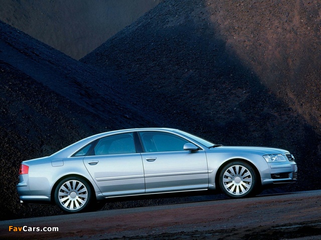 Audi A8 4.2 quattro (D3) 2003–05 wallpapers (640 x 480)