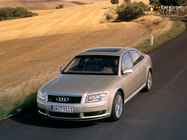 Audi A8 3.7 quattro (D3) 2003–05 wallpapers (640 x 480)