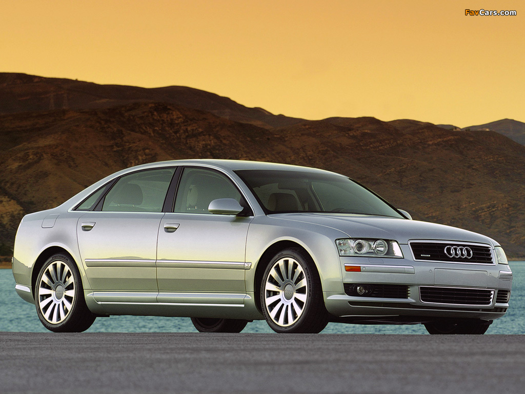 Audi A8 4.2 quattro US-spec (D3) 2003–05 wallpapers (1024 x 768)