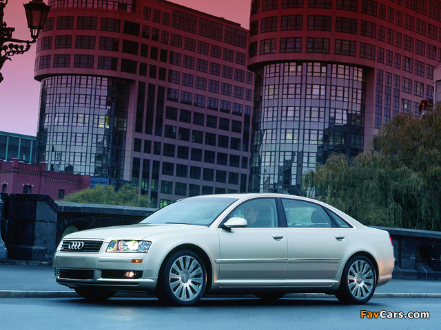 Audi A8L 4.2 quattro US-spec (D3) 2004–05 images (640 x 480)