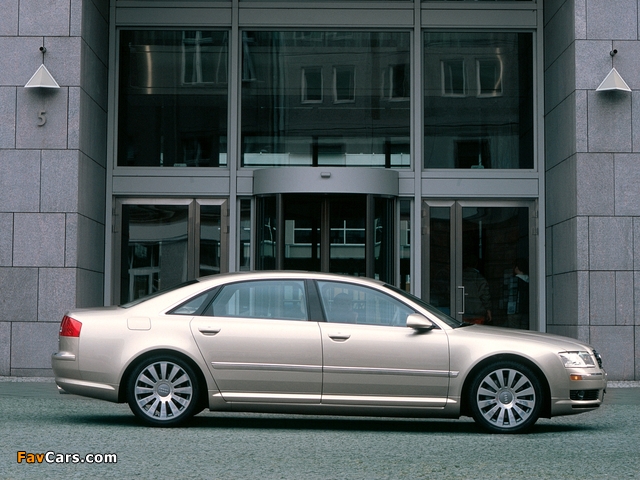 Audi A8L 4.2 quattro US-spec (D3) 2004–05 photos (640 x 480)