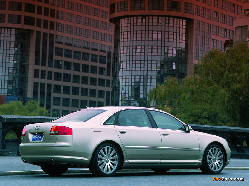 Audi A8L 4.2 quattro US-spec (D3) 2004–05 photos (800 x 600)