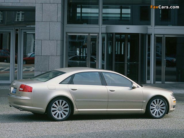 Audi A8L 4.2 quattro US-spec (D3) 2004–05 pictures (640 x 480)