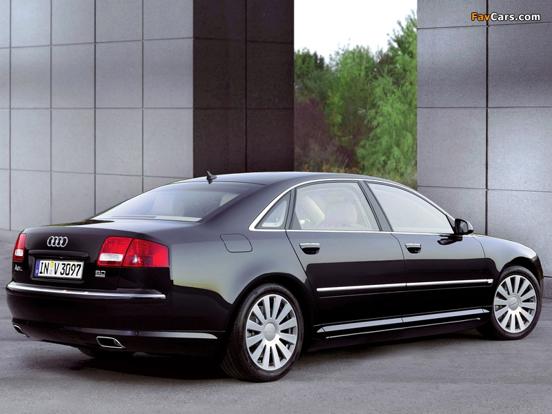 Audi A8L 6.0 quattro (D3) 2005–08 images (800 x 600)