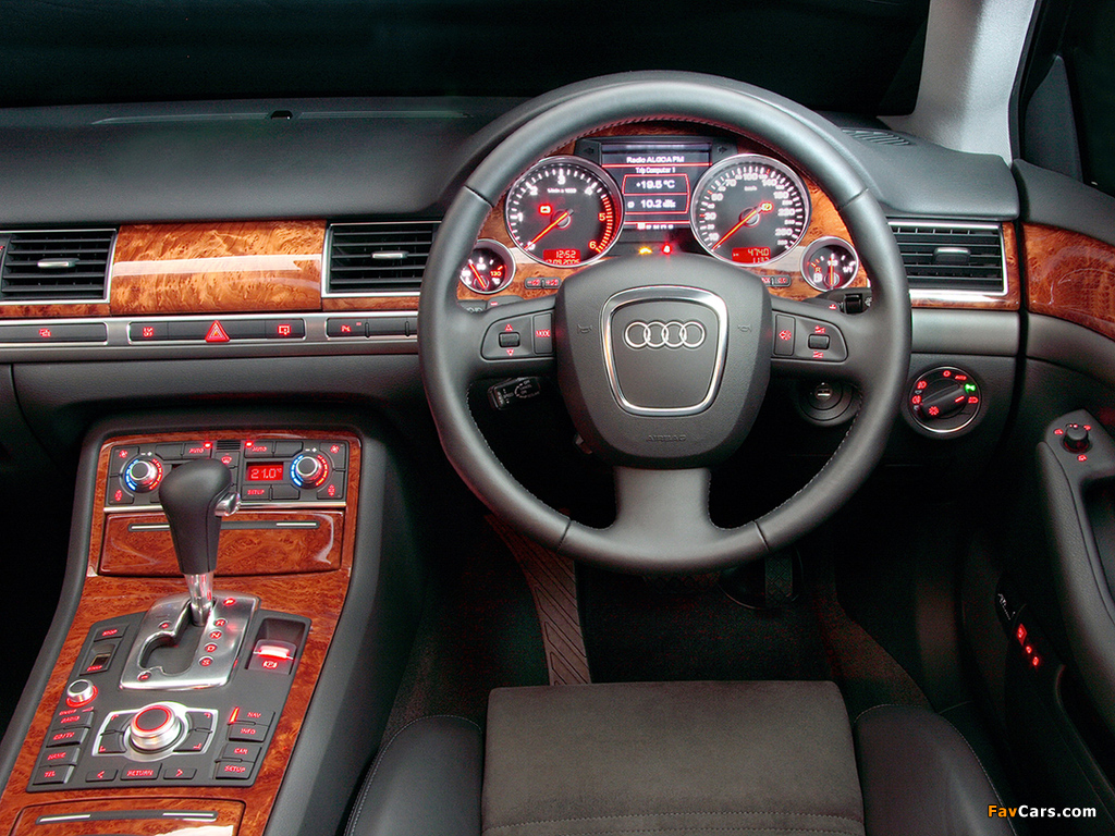 Audi A8 3.0 TDI quattro ZA-spec (D3) 2005–08 pictures (1024 x 768)