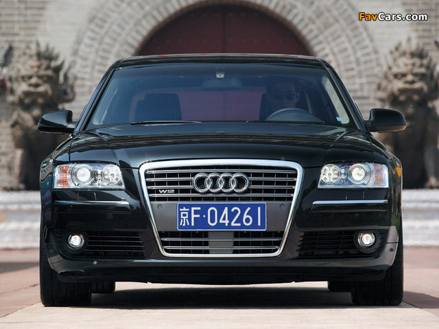 Audi A8L 6.0 quattro (D3) 2005–08 pictures (640 x 480)