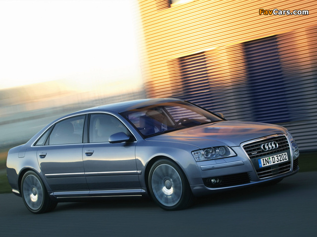 Audi A8L 6.0 quattro (D3) 2005–08 wallpapers (640 x 480)