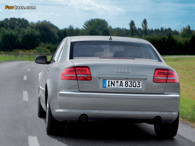 Audi A8 2.8 FSI (D3) 2007–10 images (640 x 480)