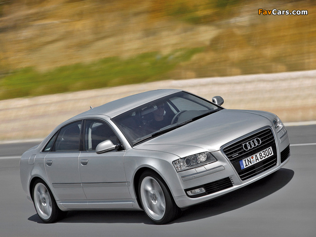 Audi A8 4.2 TDI quattro (D3) 2008–10 images (640 x 480)