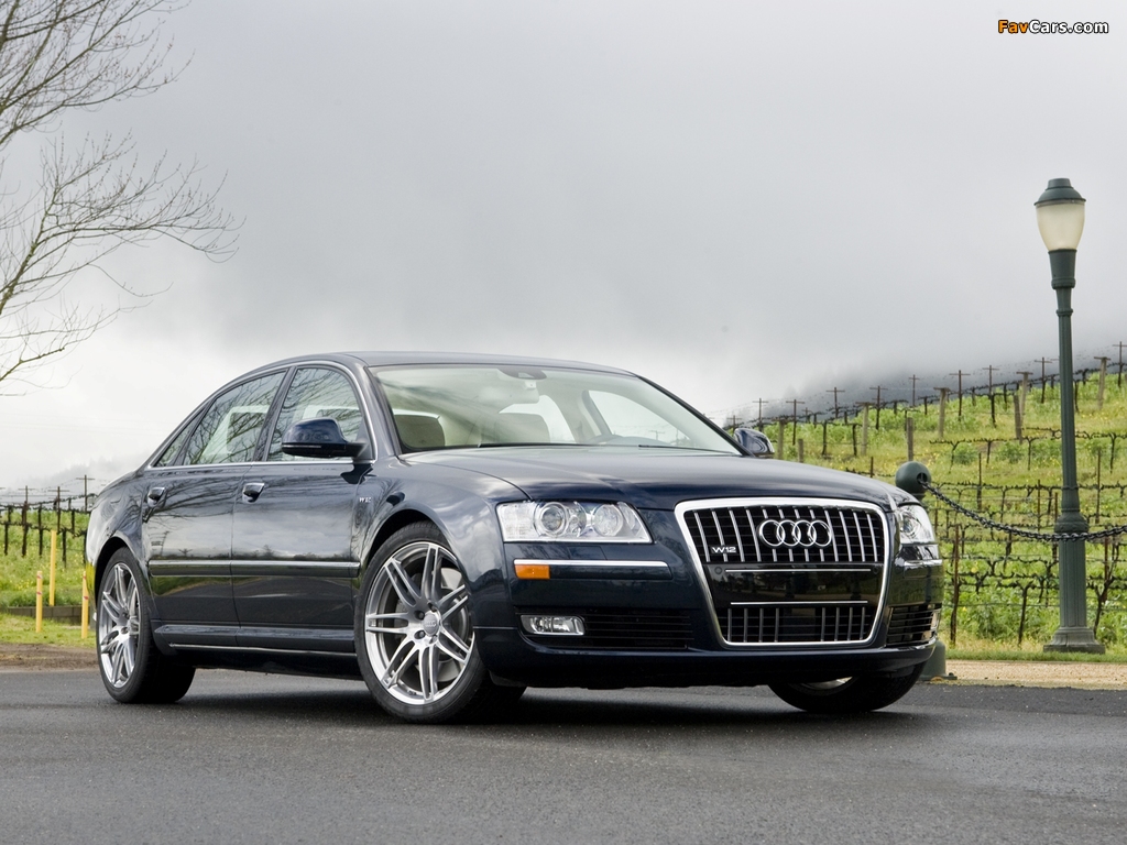 Audi A8L W12 quattro US-spec (D3) 2008–10 images (1024 x 768)