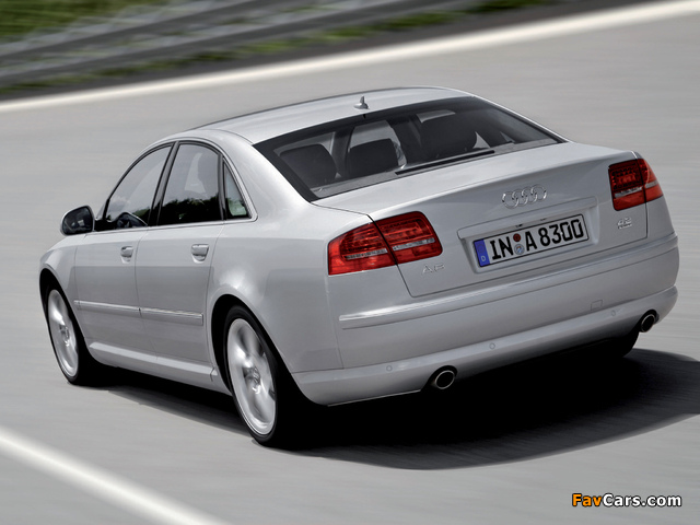 Audi A8 4.2 TDI quattro (D3) 2008–10 photos (640 x 480)